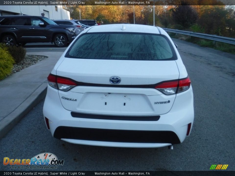 2020 Toyota Corolla LE Hybrid Super White / Light Gray Photo #15