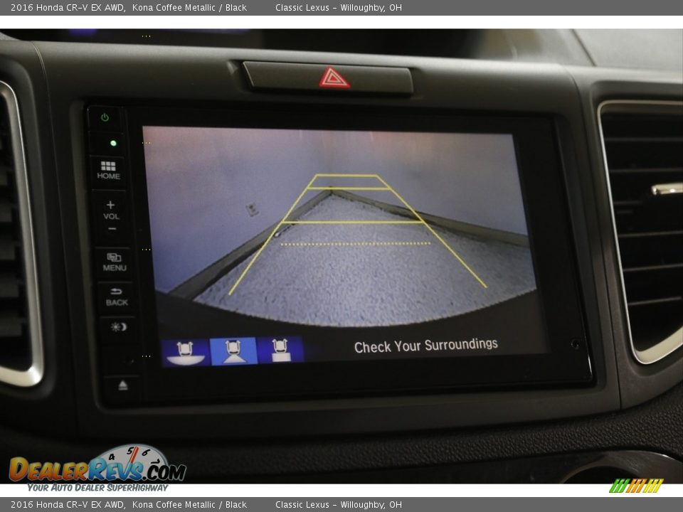 2016 Honda CR-V EX AWD Kona Coffee Metallic / Black Photo #16