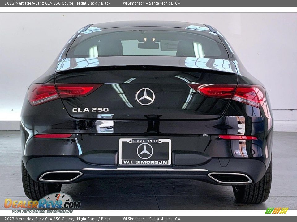 2023 Mercedes-Benz CLA 250 Coupe Night Black / Black Photo #3