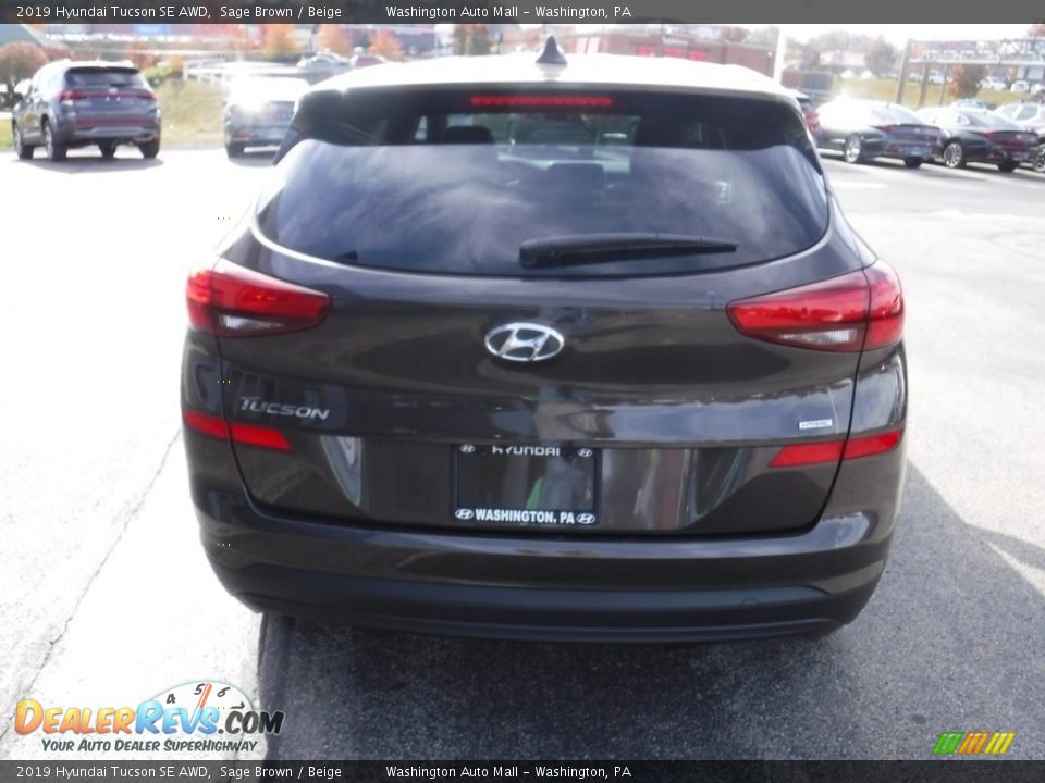 2019 Hyundai Tucson SE AWD Sage Brown / Beige Photo #8