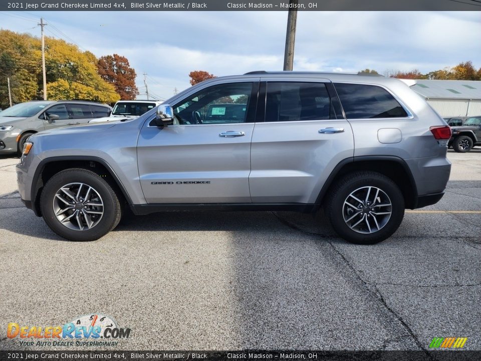 2021 Jeep Grand Cherokee Limited 4x4 Billet Silver Metallic / Black Photo #7
