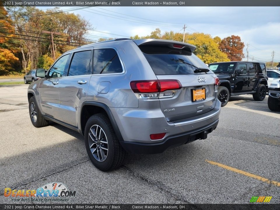 2021 Jeep Grand Cherokee Limited 4x4 Billet Silver Metallic / Black Photo #8