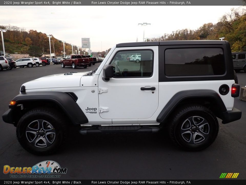 Bright White 2020 Jeep Wrangler Sport 4x4 Photo #2