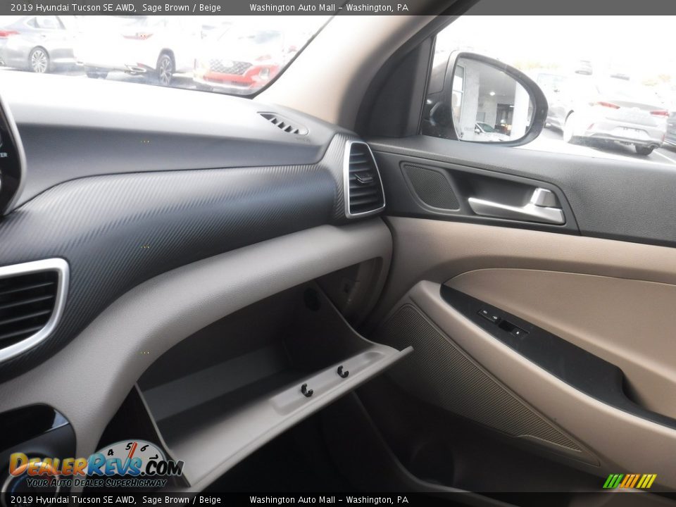 2019 Hyundai Tucson SE AWD Sage Brown / Beige Photo #25