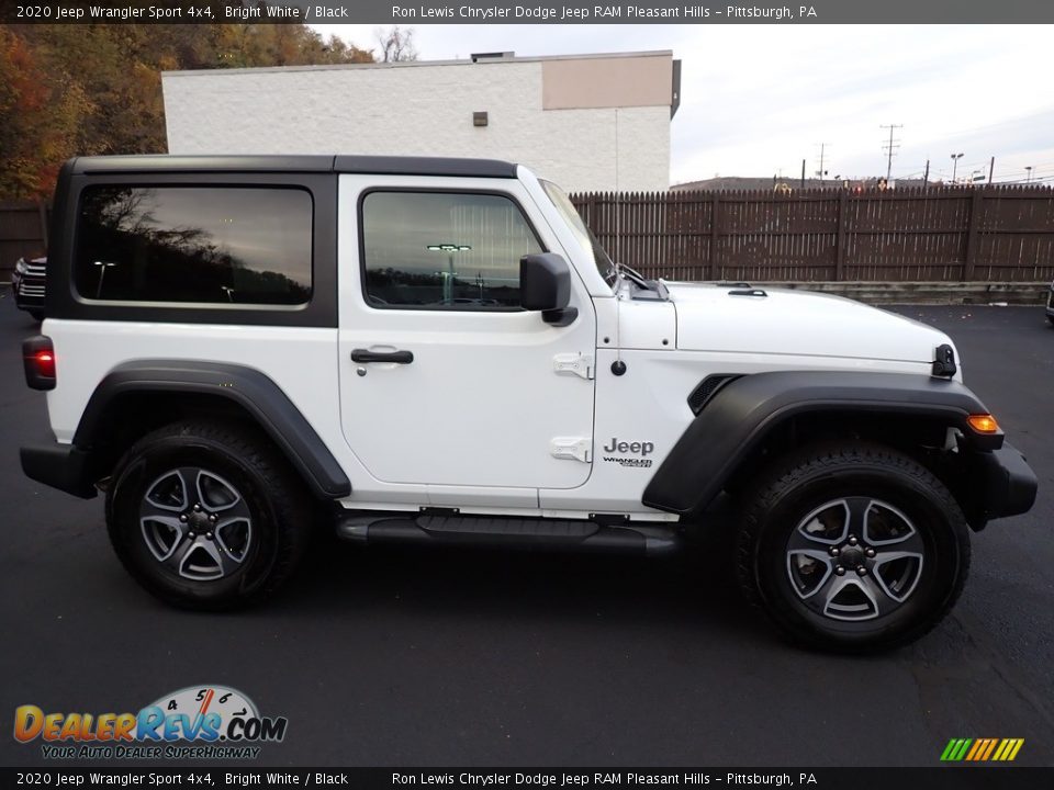 Bright White 2020 Jeep Wrangler Sport 4x4 Photo #7