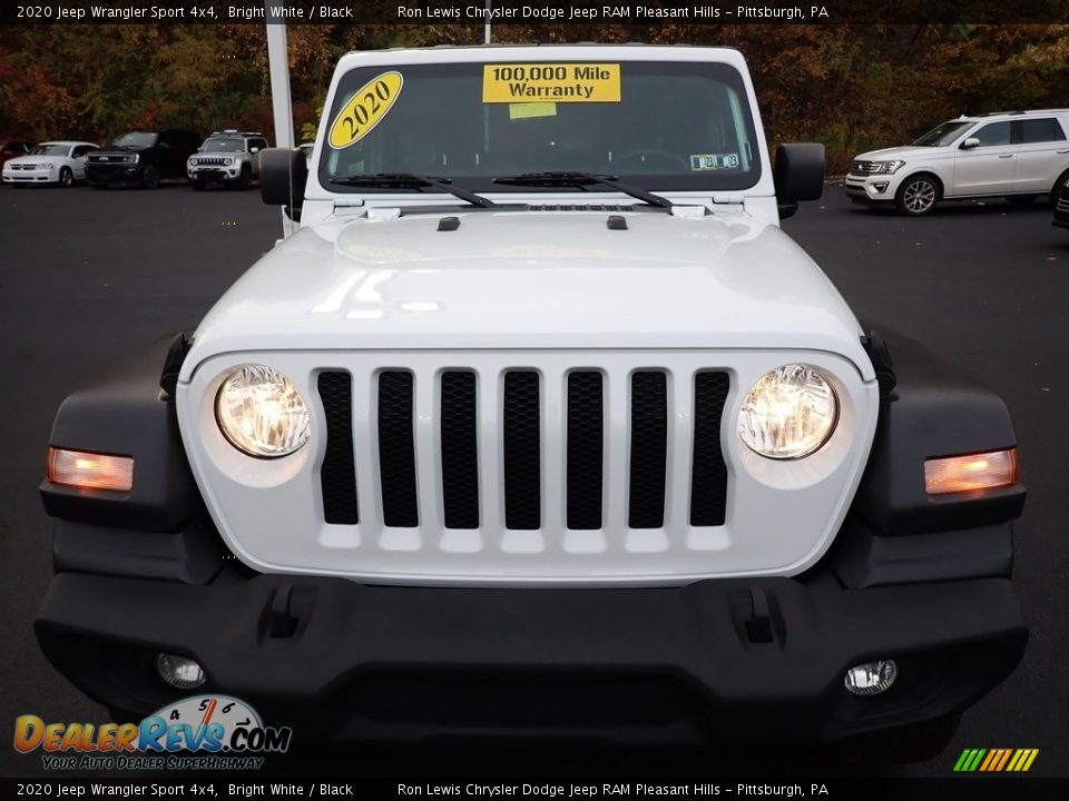 2020 Jeep Wrangler Sport 4x4 Bright White / Black Photo #9