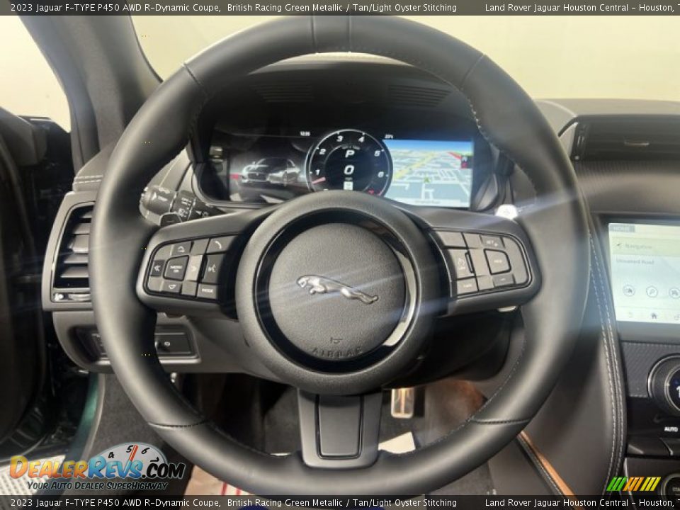 2023 Jaguar F-TYPE P450 AWD R-Dynamic Coupe Steering Wheel Photo #16