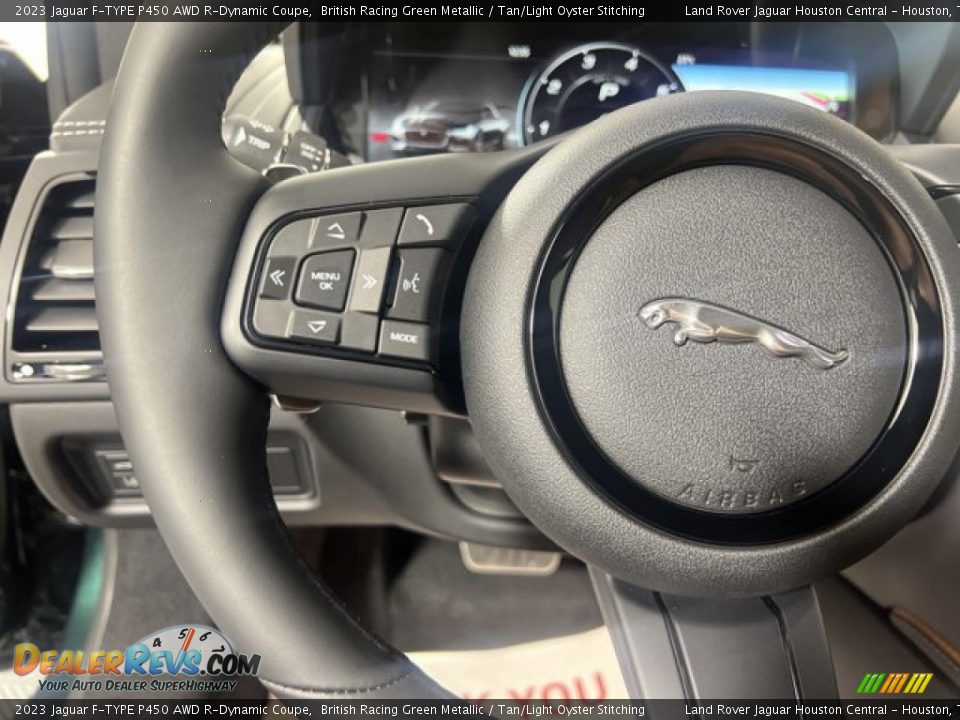 2023 Jaguar F-TYPE P450 AWD R-Dynamic Coupe Steering Wheel Photo #17