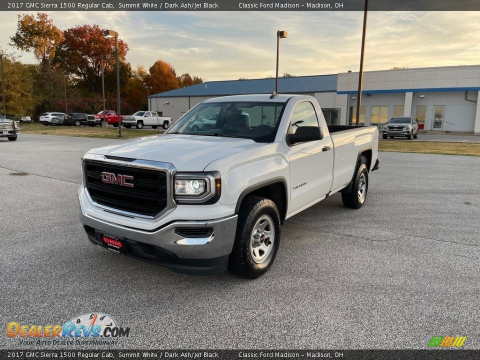 2017 GMC Sierra 1500 Regular Cab Summit White / Dark Ash/Jet Black Photo #1