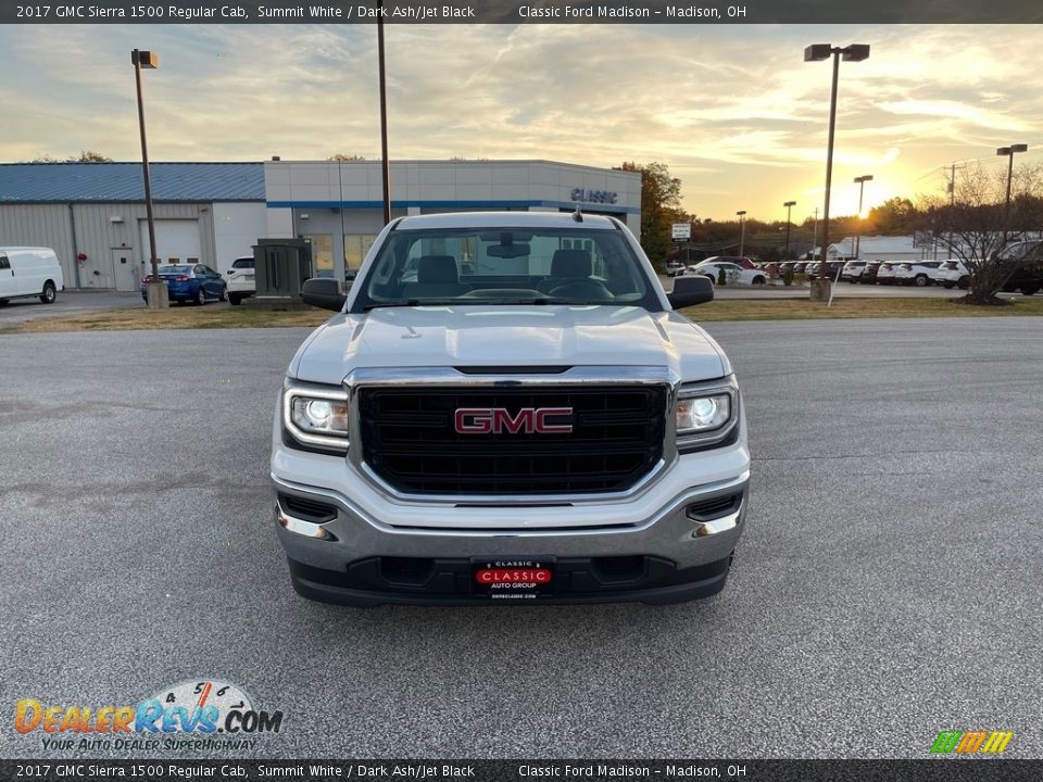 2017 GMC Sierra 1500 Regular Cab Summit White / Dark Ash/Jet Black Photo #2