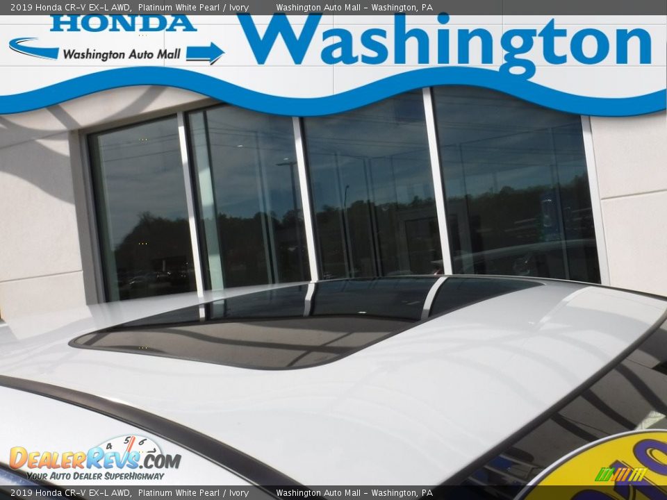 2019 Honda CR-V EX-L AWD Platinum White Pearl / Ivory Photo #4