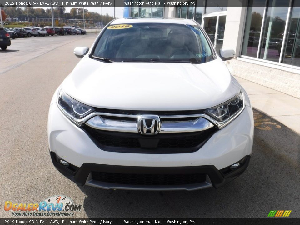 2019 Honda CR-V EX-L AWD Platinum White Pearl / Ivory Photo #5