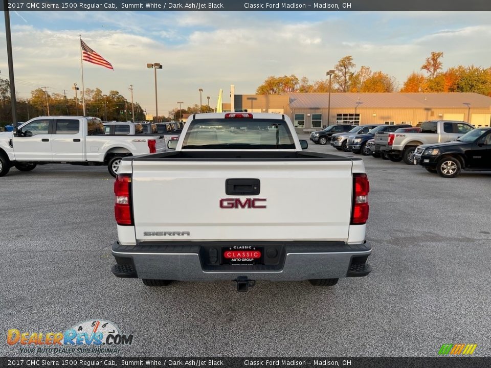 2017 GMC Sierra 1500 Regular Cab Summit White / Dark Ash/Jet Black Photo #6