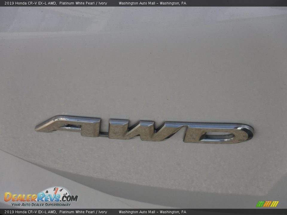2019 Honda CR-V EX-L AWD Platinum White Pearl / Ivory Photo #11