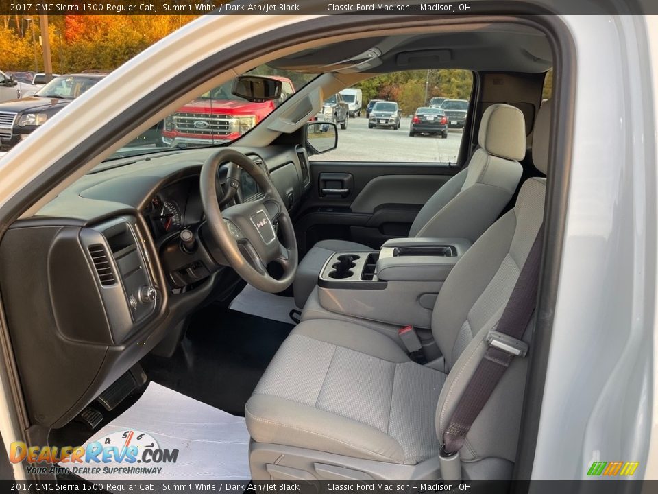 Dark Ash/Jet Black Interior - 2017 GMC Sierra 1500 Regular Cab Photo #11