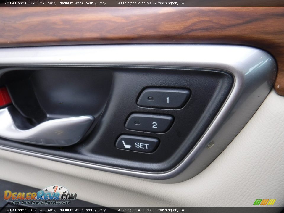2019 Honda CR-V EX-L AWD Platinum White Pearl / Ivory Photo #14