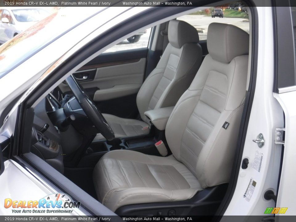 2019 Honda CR-V EX-L AWD Platinum White Pearl / Ivory Photo #16