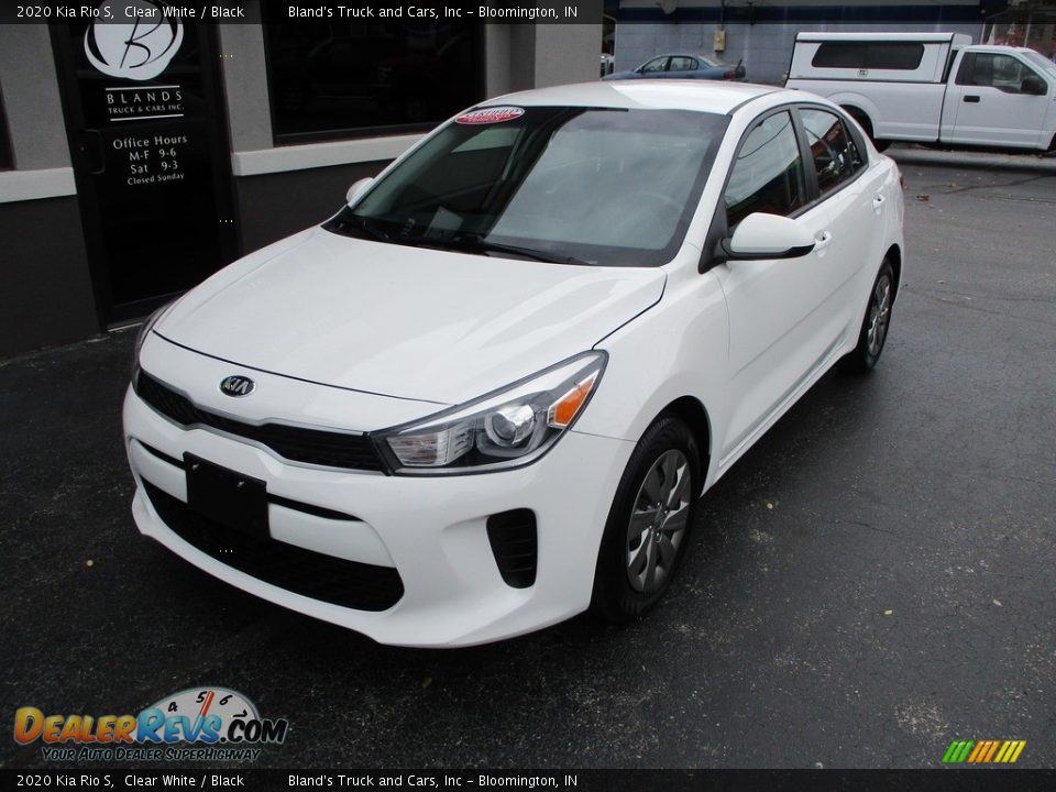 2020 Kia Rio S Clear White / Black Photo #2