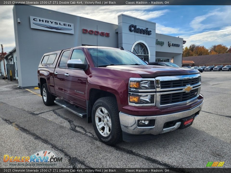 2015 Chevrolet Silverado 1500 LT Z71 Double Cab 4x4 Victory Red / Jet Black Photo #1