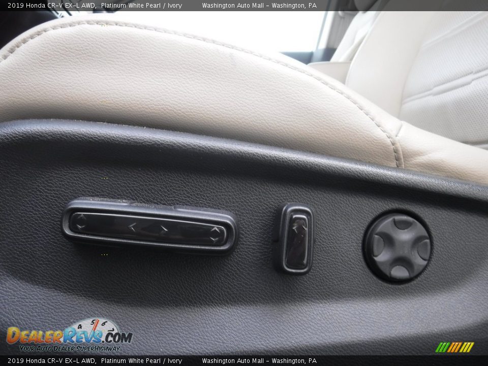 2019 Honda CR-V EX-L AWD Platinum White Pearl / Ivory Photo #17