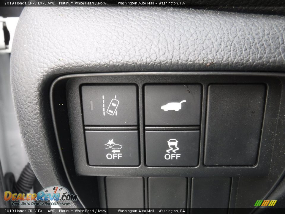 2019 Honda CR-V EX-L AWD Platinum White Pearl / Ivory Photo #18
