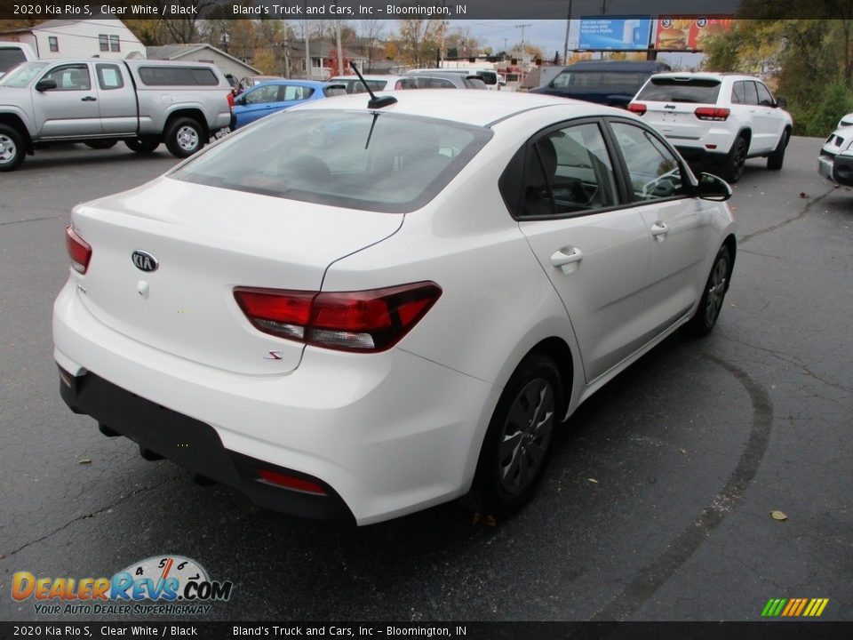 2020 Kia Rio S Clear White / Black Photo #4