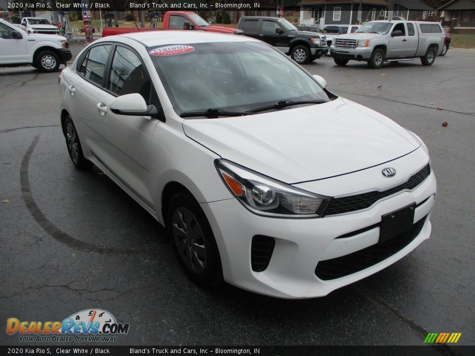 2020 Kia Rio S Clear White / Black Photo #5