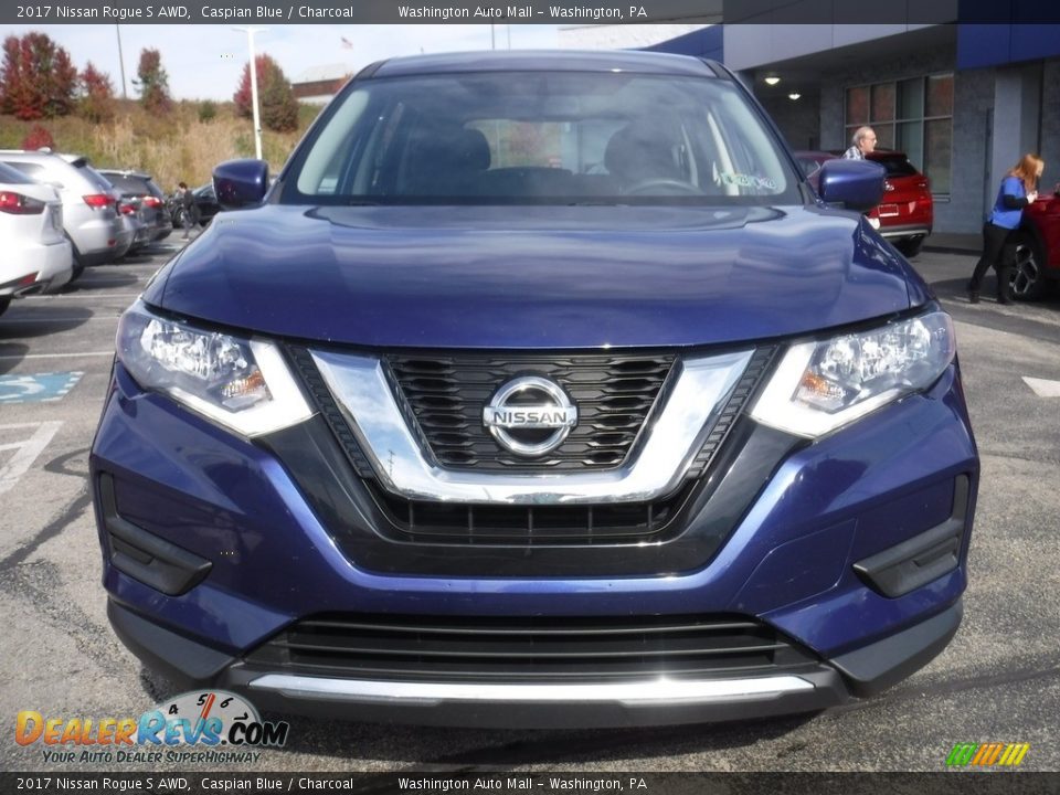 2017 Nissan Rogue S AWD Caspian Blue / Charcoal Photo #4