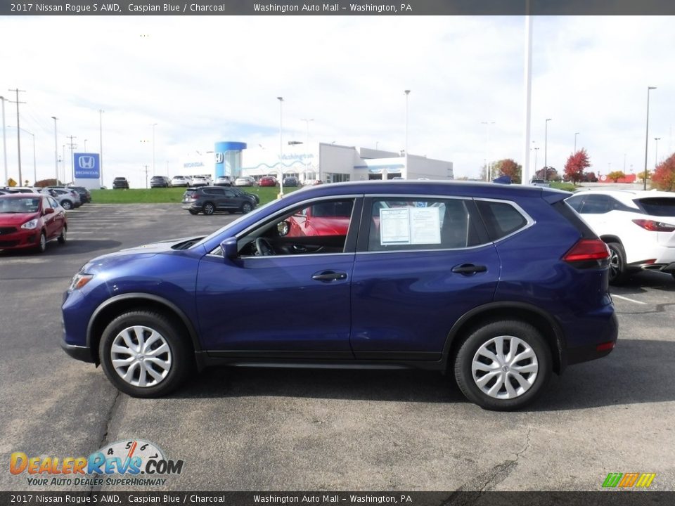 2017 Nissan Rogue S AWD Caspian Blue / Charcoal Photo #6