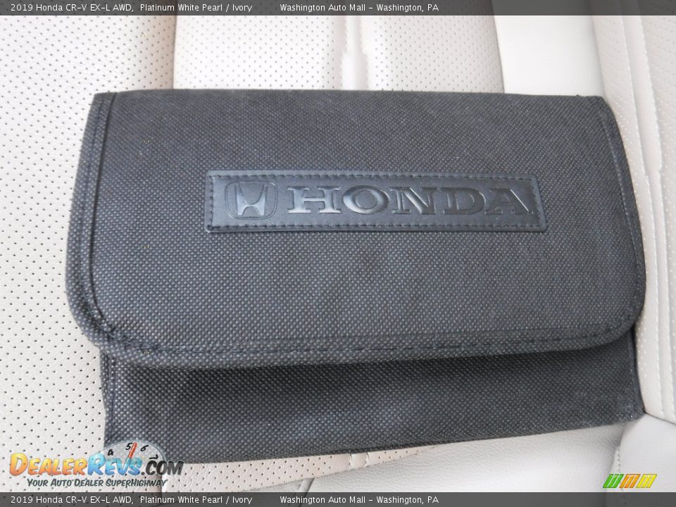2019 Honda CR-V EX-L AWD Platinum White Pearl / Ivory Photo #32