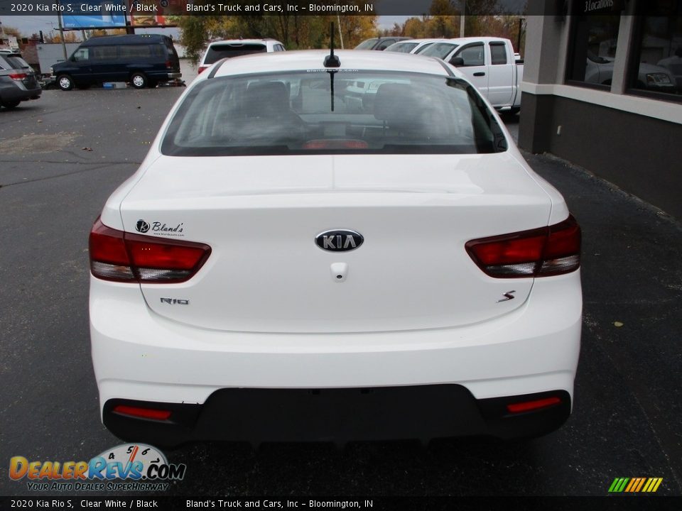 2020 Kia Rio S Clear White / Black Photo #21