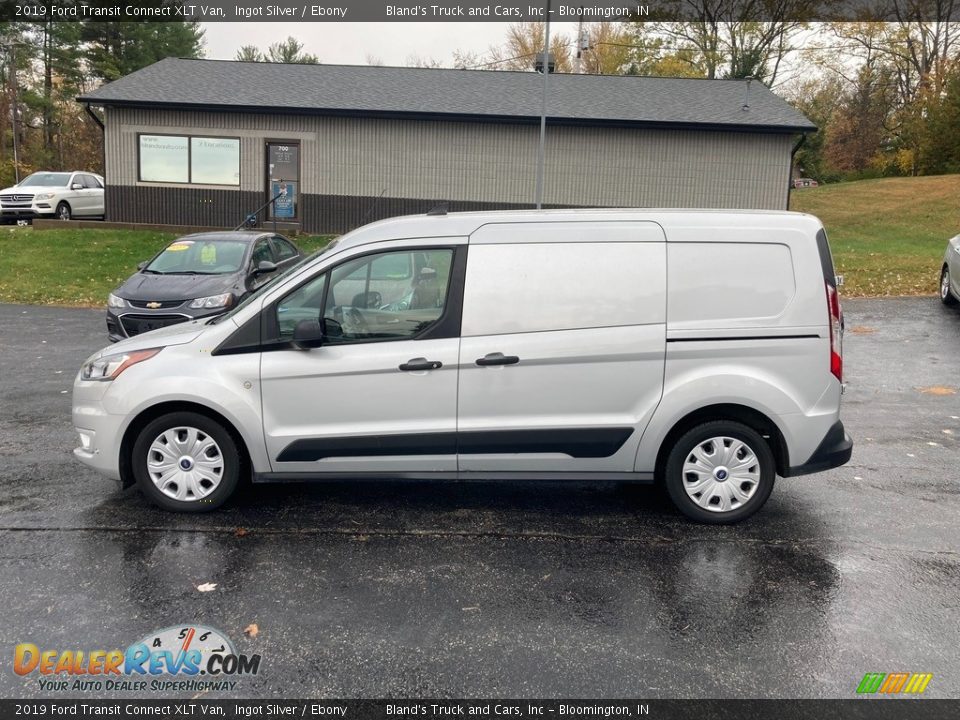 2019 Ford Transit Connect XLT Van Ingot Silver / Ebony Photo #1