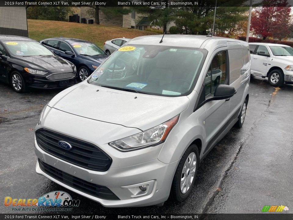 2019 Ford Transit Connect XLT Van Ingot Silver / Ebony Photo #2