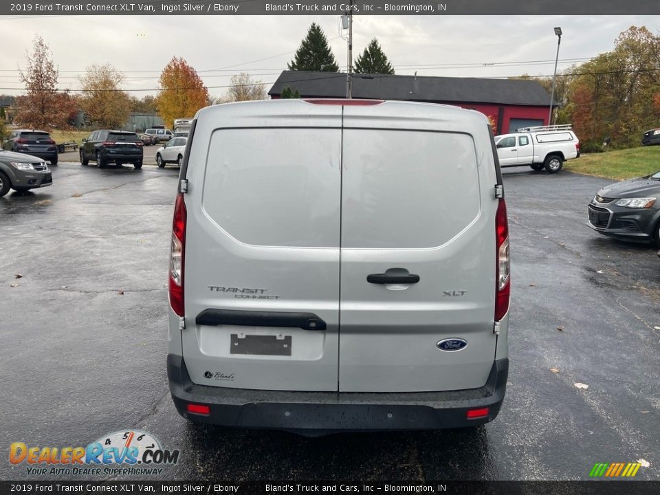 2019 Ford Transit Connect XLT Van Ingot Silver / Ebony Photo #4