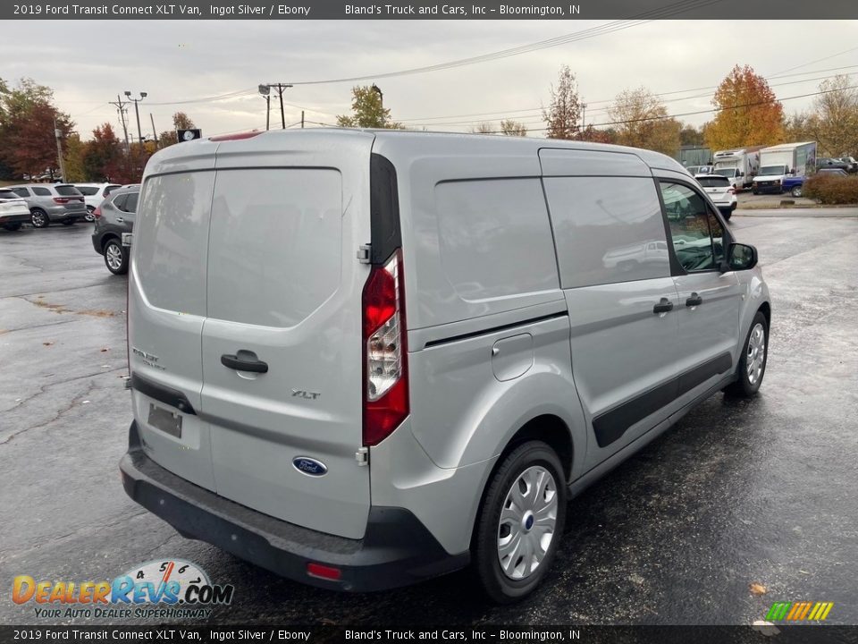Ingot Silver 2019 Ford Transit Connect XLT Van Photo #5