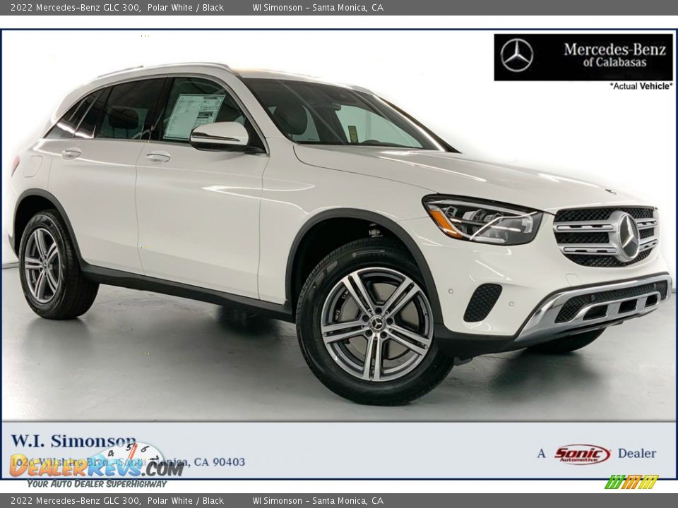 2022 Mercedes-Benz GLC 300 Polar White / Black Photo #1