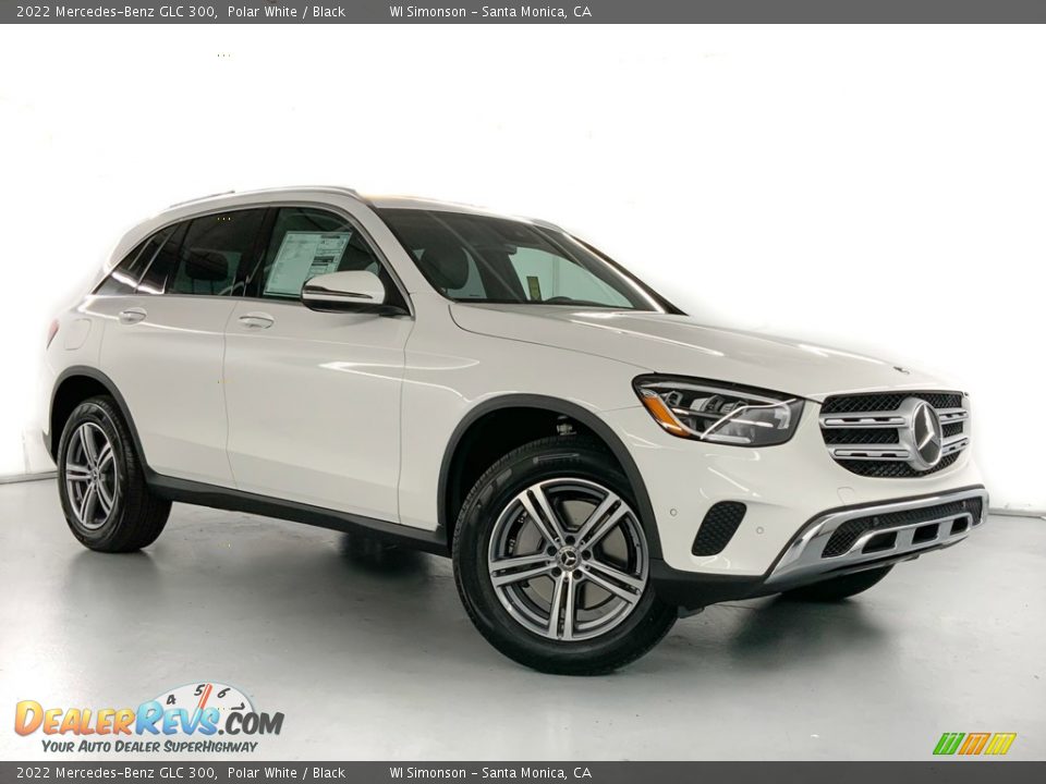 2022 Mercedes-Benz GLC 300 Polar White / Black Photo #2