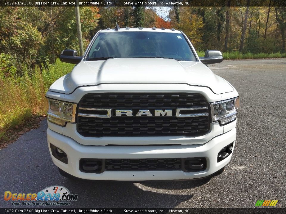 2022 Ram 2500 Big Horn Crew Cab 4x4 Bright White / Black Photo #3