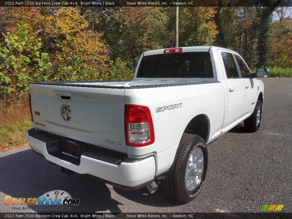 2022 Ram 2500 Big Horn Crew Cab 4x4 Bright White / Black Photo #6