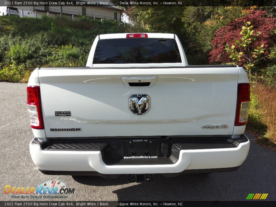 2022 Ram 2500 Big Horn Crew Cab 4x4 Bright White / Black Photo #7