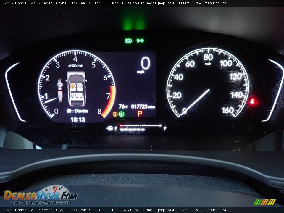 2022 Honda Civic EX Sedan Gauges Photo #20