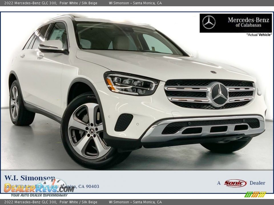 2022 Mercedes-Benz GLC 300 Polar White / Silk Beige Photo #1