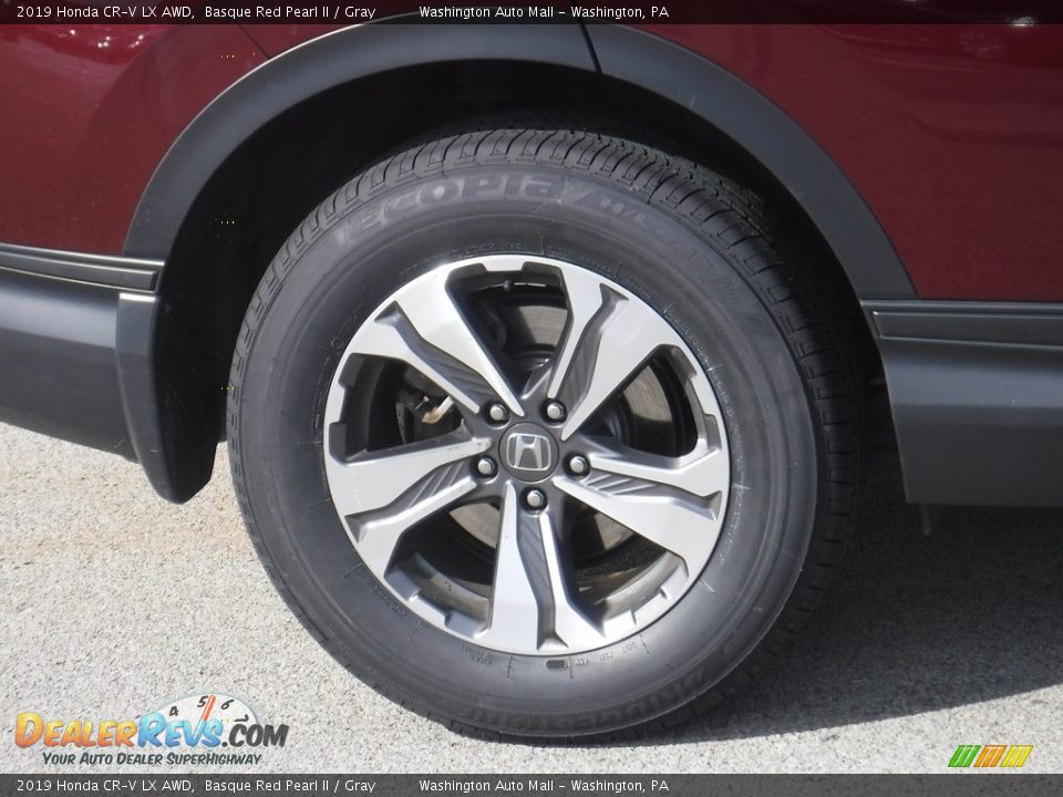 2019 Honda CR-V LX AWD Basque Red Pearl II / Gray Photo #3