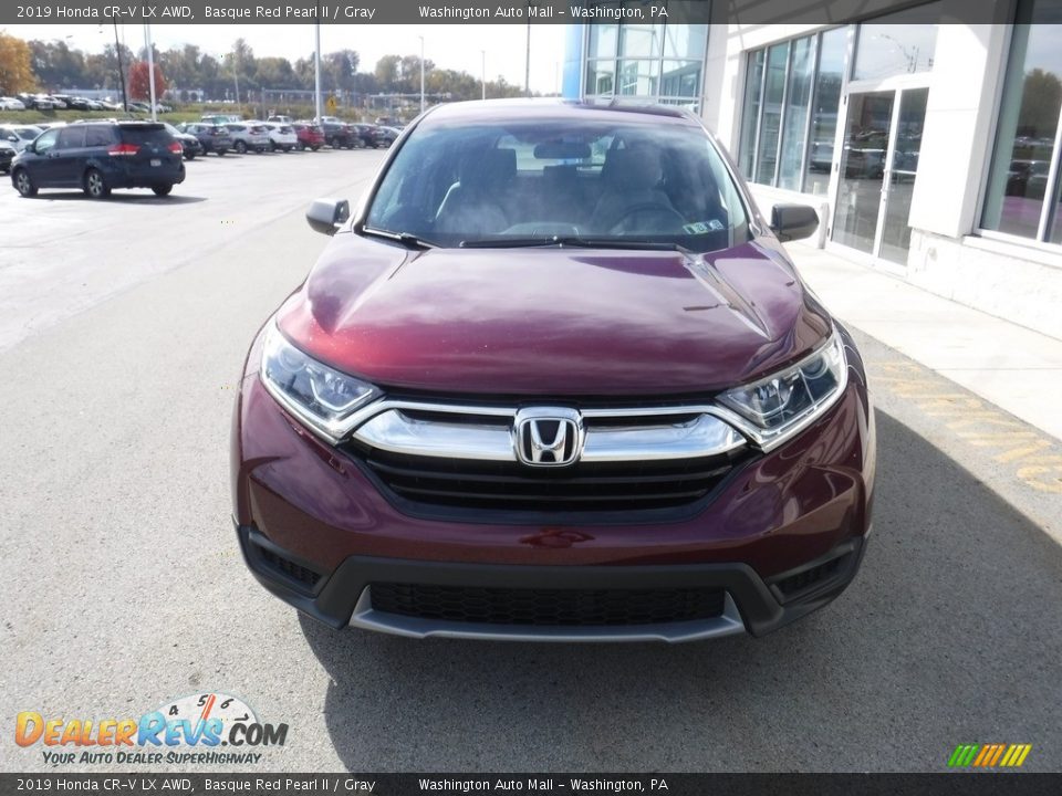 2019 Honda CR-V LX AWD Basque Red Pearl II / Gray Photo #4