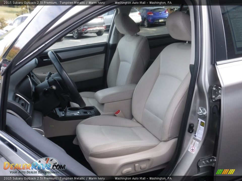 Front Seat of 2015 Subaru Outback 2.5i Premium Photo #17