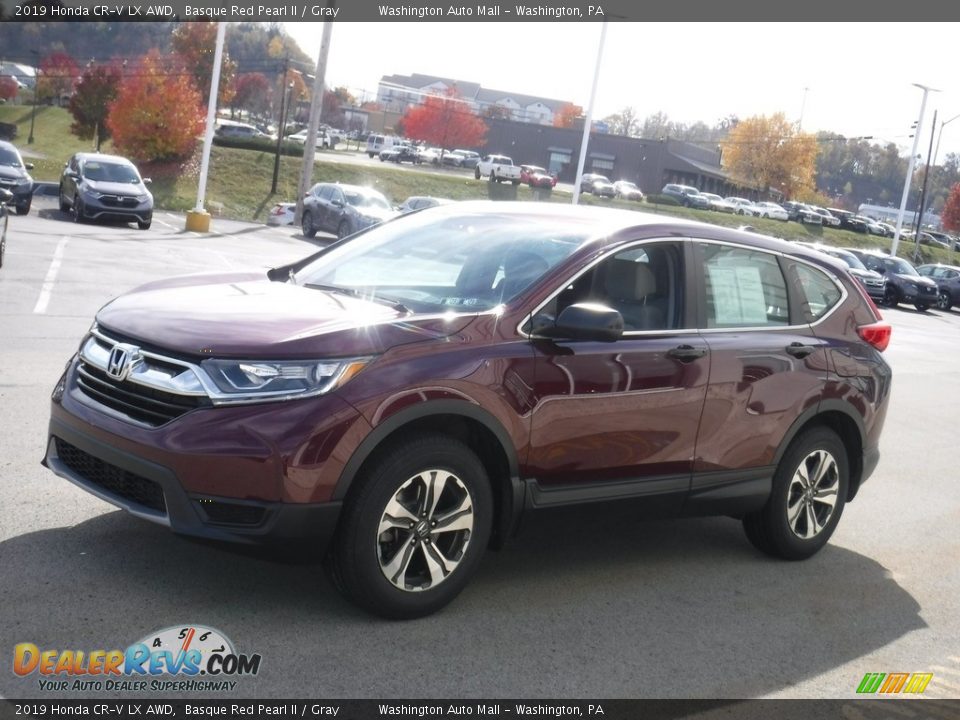 2019 Honda CR-V LX AWD Basque Red Pearl II / Gray Photo #5