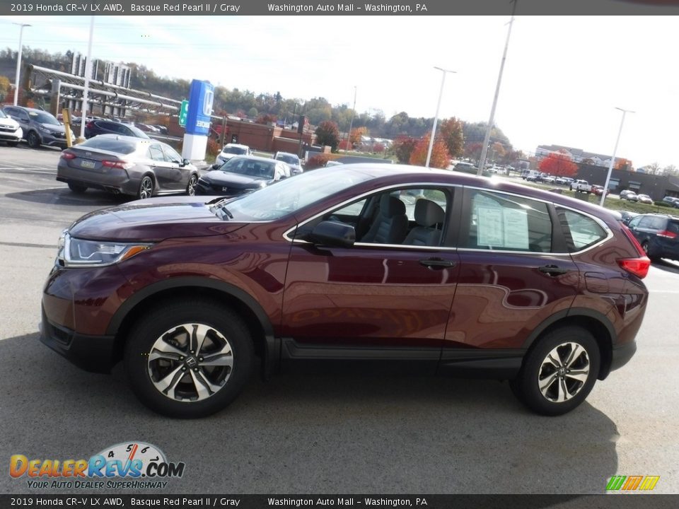 2019 Honda CR-V LX AWD Basque Red Pearl II / Gray Photo #6