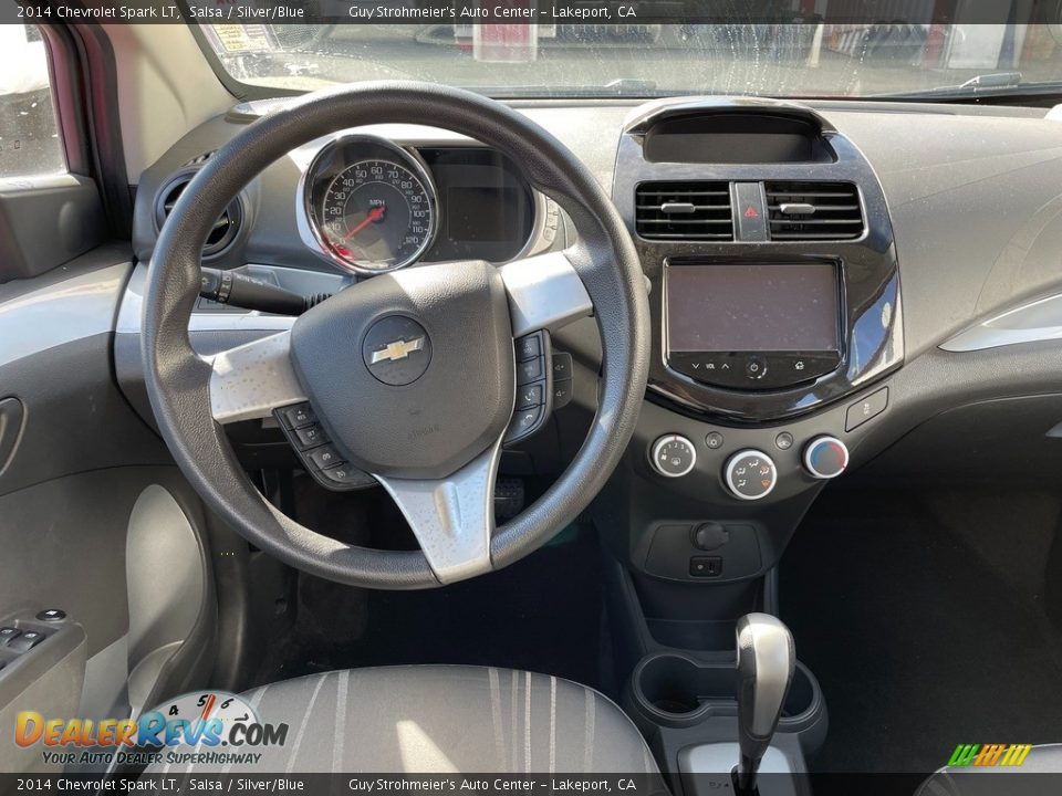 2014 Chevrolet Spark LT Salsa / Silver/Blue Photo #5