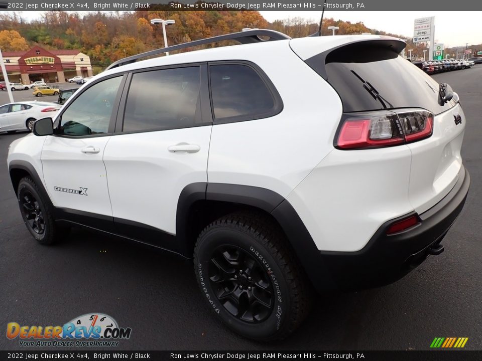 2022 Jeep Cherokee X 4x4 Bright White / Black Photo #3