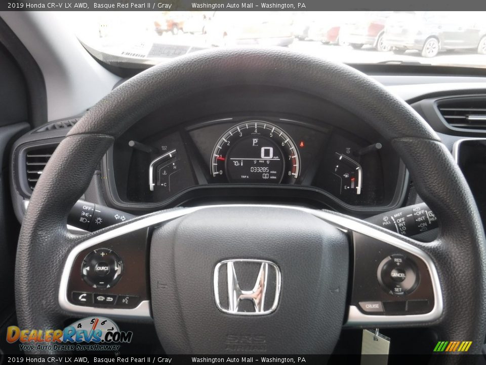 2019 Honda CR-V LX AWD Basque Red Pearl II / Gray Photo #18